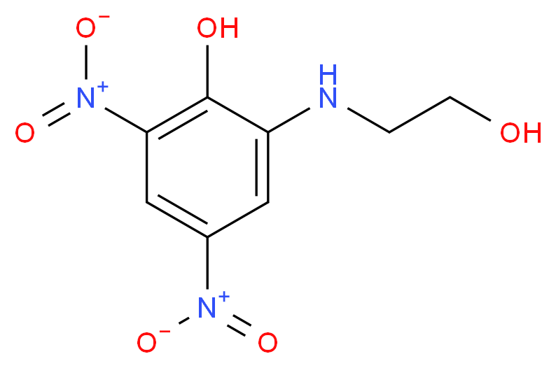 2-((2-Hydroxyethyl)amino)-4,6-dinitrophenol_Molecular_structure_CAS_99610-72-7)