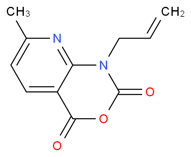 1-Allyl-7-methyl-1H-pyrido[2,3-d][1,3]oxazine-2,4-dione_Molecular_structure_CAS_97484-82-7)
