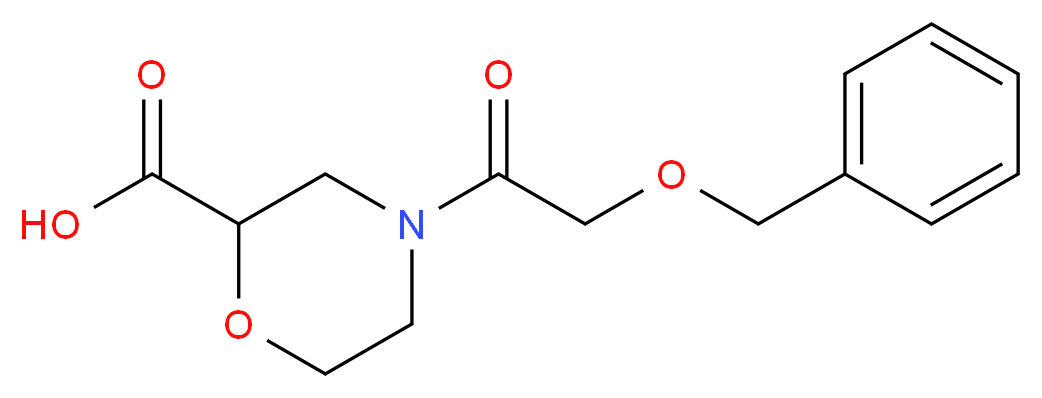 4-[(benzyloxy)acetyl]-2-morpholinecarboxylic acid_Molecular_structure_CAS_)