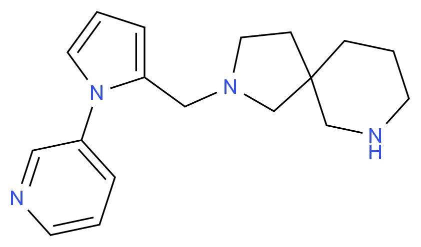 2-[(1-pyridin-3-yl-1H-pyrrol-2-yl)methyl]-2,7-diazaspiro[4.5]decane_Molecular_structure_CAS_)