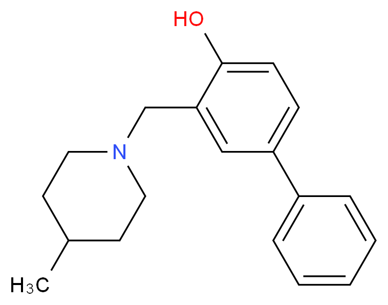 3-[(4-methyl-1-piperidinyl)methyl]-4-biphenylol_Molecular_structure_CAS_)