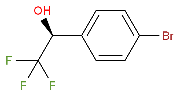(S)-1-(4-Bromophenyl)-2,2,2-trifluoroethanol_Molecular_structure_CAS_80418-13-9)