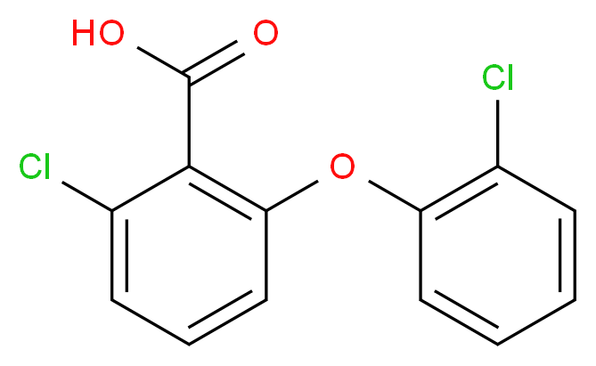 2-chloro-6-(2-chlorophenoxy)benzoic acid_Molecular_structure_CAS_)