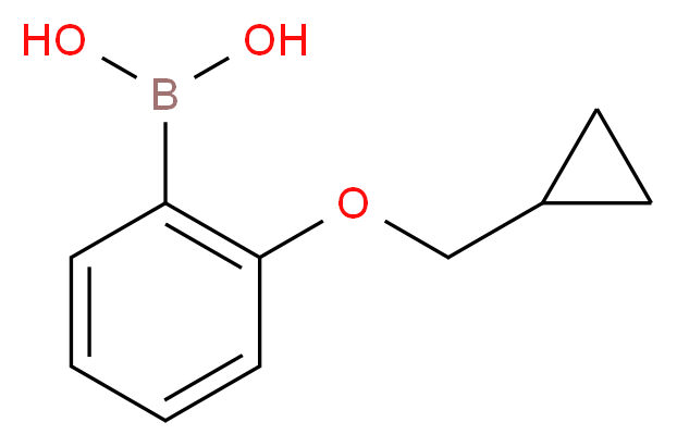 [2-(cyclopropylmethoxy)phenyl]boranediol_Molecular_structure_CAS_)