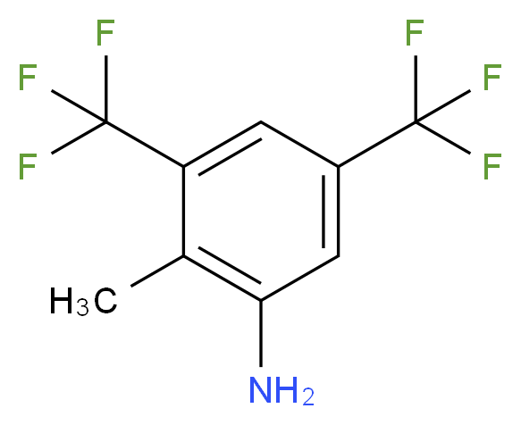 2-Methyl-3,5-bis(trifluoromethyl)aniline_Molecular_structure_CAS_243128-44-1)