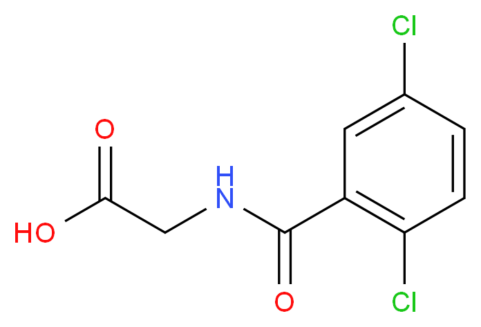 N-(2,5-dichlorobenzoyl)glycine_Molecular_structure_CAS_667403-46-5)