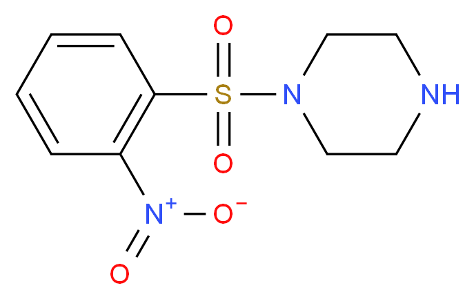 1-[(2-Nitrophenyl)sulphonyl]piperazine_Molecular_structure_CAS_)