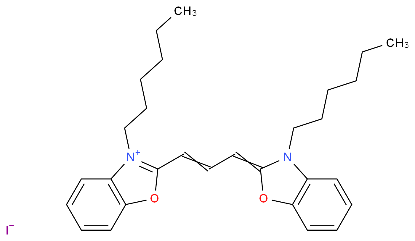 3,3'-DIHEXYLOXACARBOCYANINE IODIDE_Molecular_structure_CAS_53213-82-4)