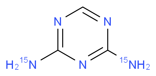 2,4-Diamino-15N2-1,3,5-triazine_Molecular_structure_CAS_)