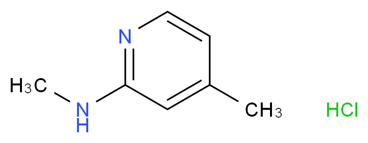 N,4-dimethylpyridin-2-amine hydrochloride_Molecular_structure_CAS_)