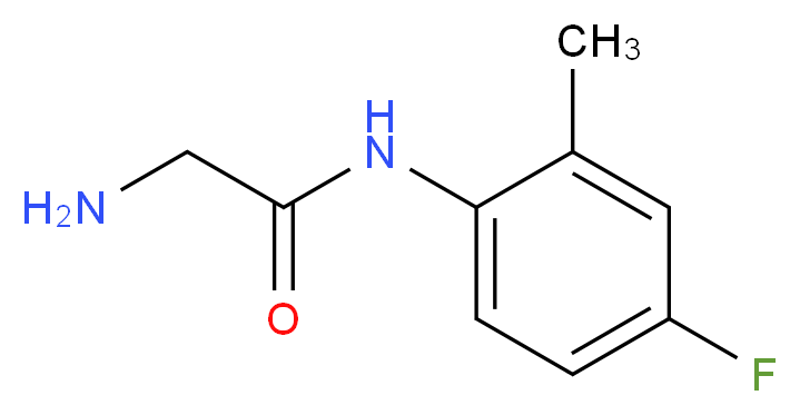N~1~-(4-fluoro-2-methylphenyl)glycinamide_Molecular_structure_CAS_1016507-22-4)
