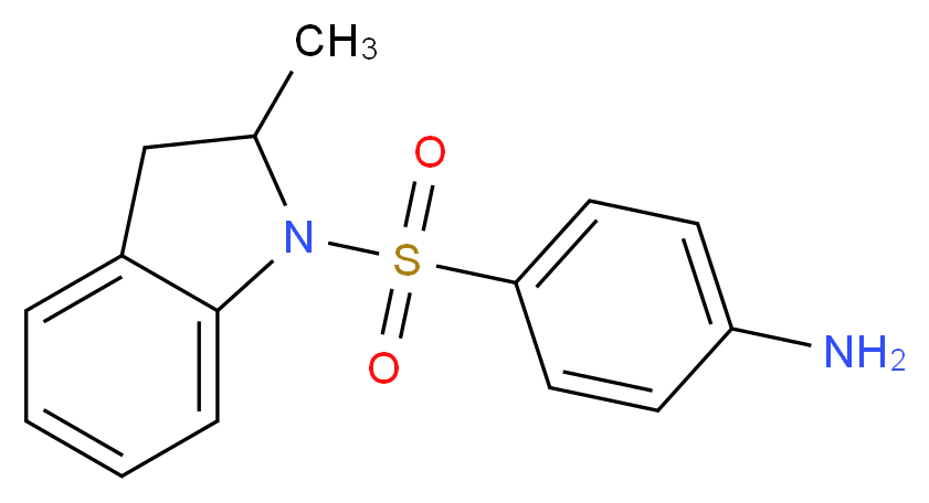 4-[(2-methyl-2,3-dihydro-1H-indol-1-yl)sulfonyl]aniline_Molecular_structure_CAS_774586-92-4)