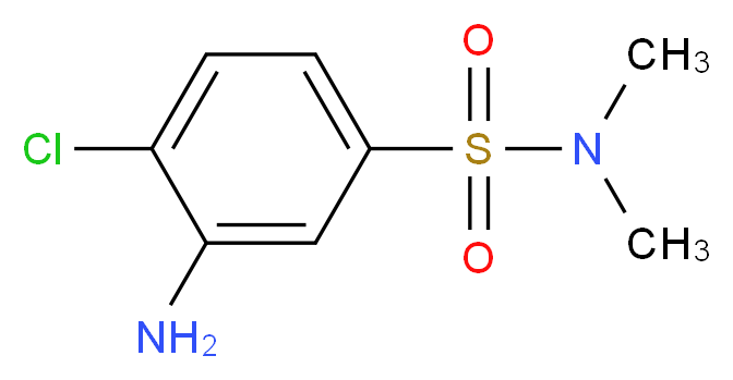 3-Amino-4-chloro-N,N-dimethylbenzenesulfonamide_Molecular_structure_CAS_100313-81-3)