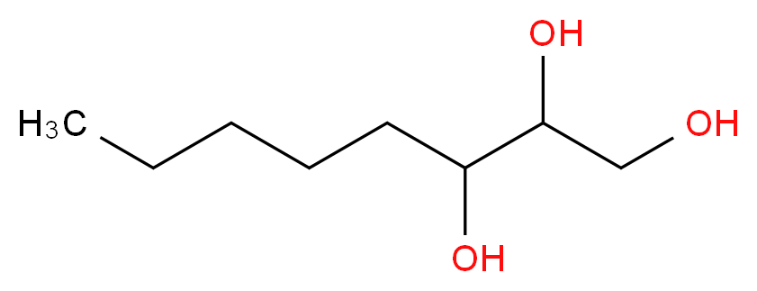 1,2,3-Octanetriol Isomer T (74888) 1 M solution_Molecular_structure_CAS_112196-85-7)