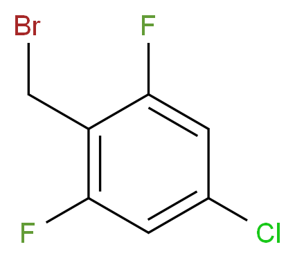 4-Chloro-2,6-difluorobenzyl bromide_Molecular_structure_CAS_537013-52-8)