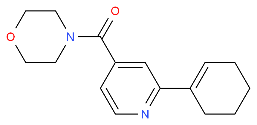 4-(2-cyclohex-1-en-1-ylisonicotinoyl)morpholine_Molecular_structure_CAS_)