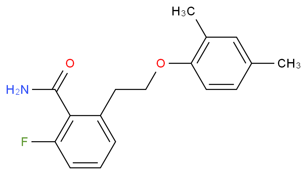 2-[2-(2,4-dimethylphenoxy)ethyl]-6-fluorobenzamide_Molecular_structure_CAS_)