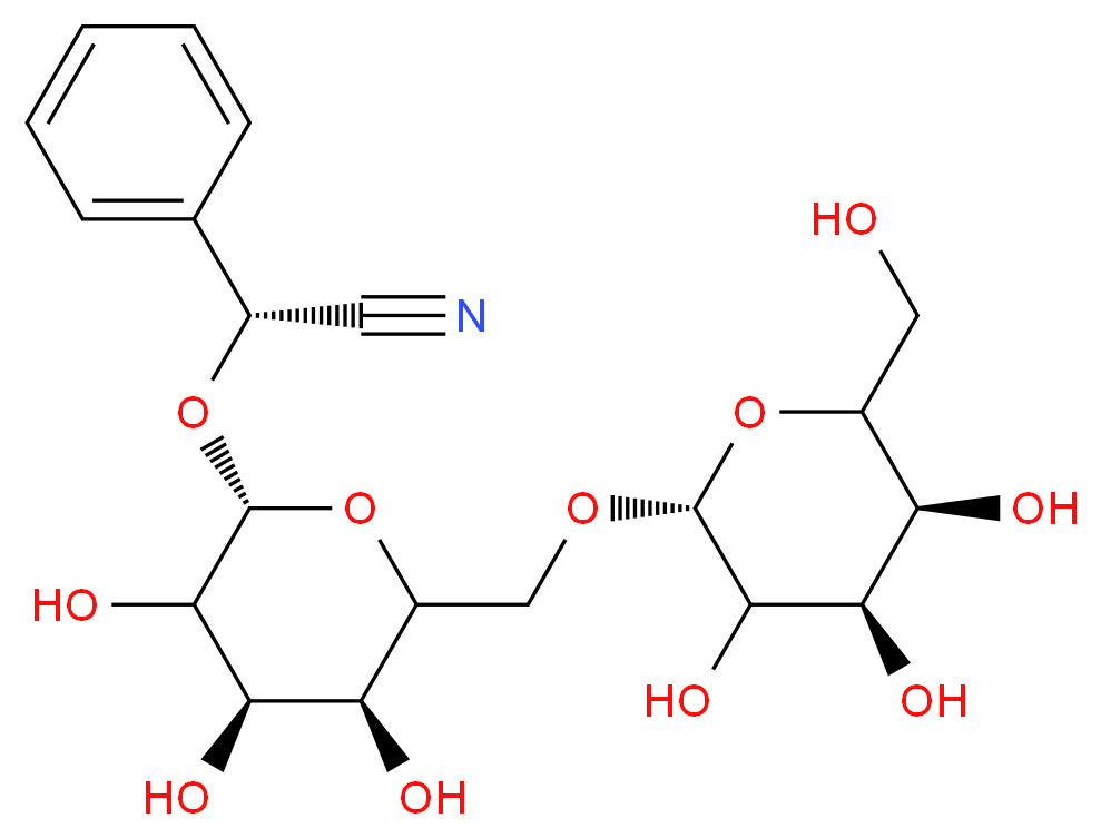 D-Amygdalin hydrate_Molecular_structure_CAS_29883-15-6)