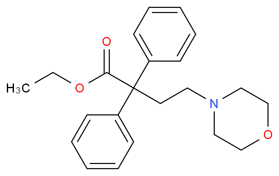 Dioxaphetyl butyrate_Molecular_structure_CAS_467-86-7)