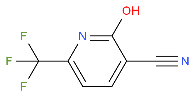 2-Hydroxy-6-(trifluoromethyl)nicotinonitrile_Molecular_structure_CAS_)
