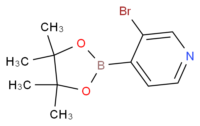 3-Bromopyridine-4-boronic acid pinacol ester_Molecular_structure_CAS_458532-92-8)