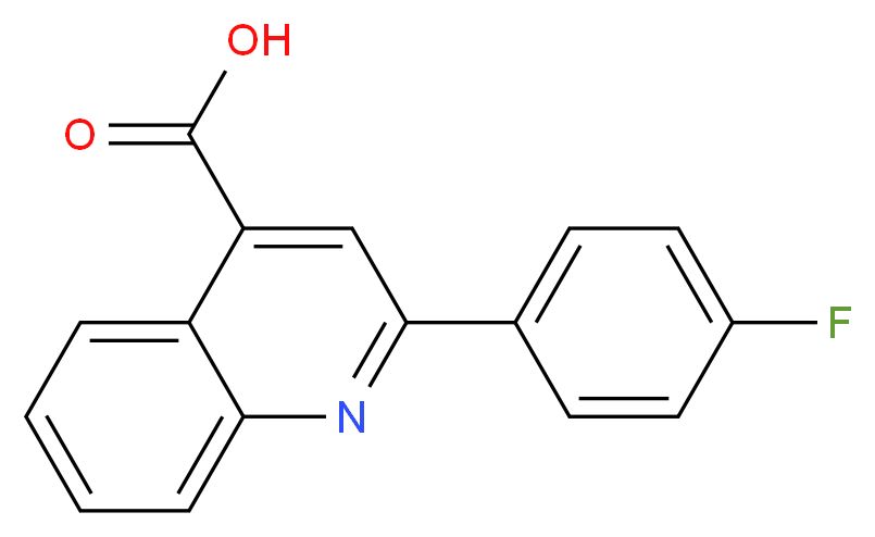 2-(4-Fluoro-phenyl)-quinoline-4-carboxylic acid_Molecular_structure_CAS_441-28-1)