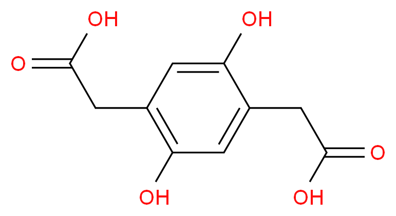 2,5-Dihydroxy-1,4-benzenediacetic acid_Molecular_structure_CAS_5488-16-4)
