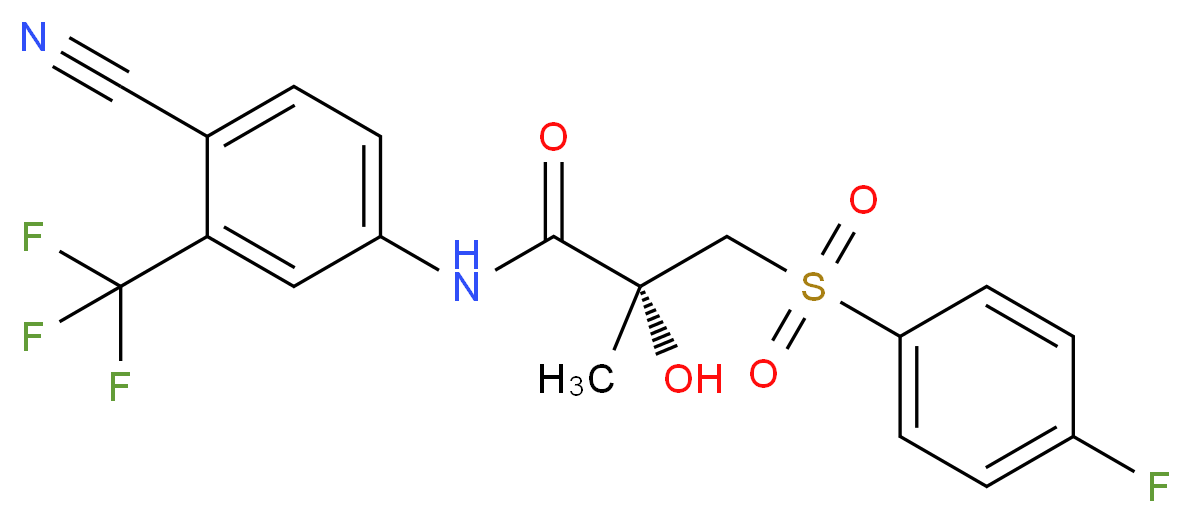  (R)-Bicalutamide_Molecular_structure_CAS_113299-40-4)