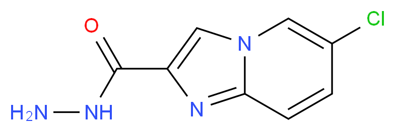 6-Chloroimidazo[1,2-a]pyridine-2-carbohydrazide_Molecular_structure_CAS_)