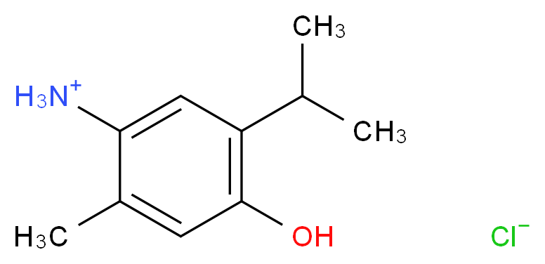 4-Amino-2-isopropyl-5-methylphenol hydrochloride_Molecular_structure_CAS_6321-11-5)