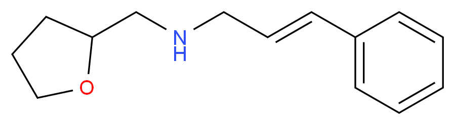 (3-phenyl-2-propen-1-yl)(tetrahydro-2-furanylmethyl)amine hydrochloride_Molecular_structure_CAS_869945-34-6)