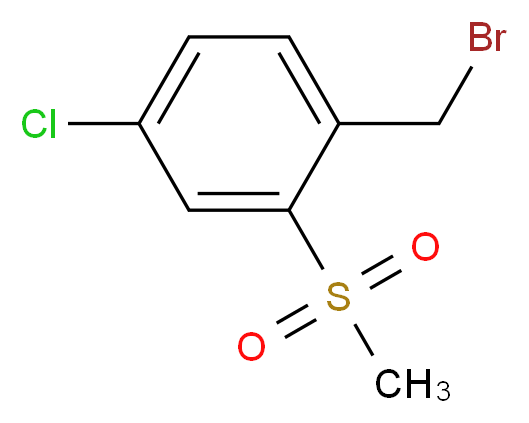1-(Bromomethyl)-4-chloro-2-(methylsulfonyl)-benzene_Molecular_structure_CAS_849035-64-9)