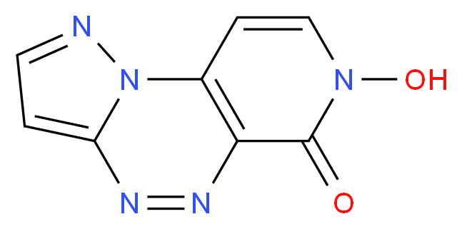 7-Hydroxypyrazolo[5,1-c]pyrido[4,3-e][1,2,4]-triazin-6(7H)-one_Molecular_structure_CAS_)