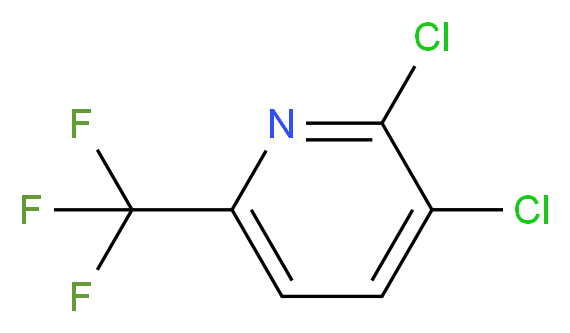 2,3-Dichloro-6-(trifluoromethyl)pyridine_Molecular_structure_CAS_)