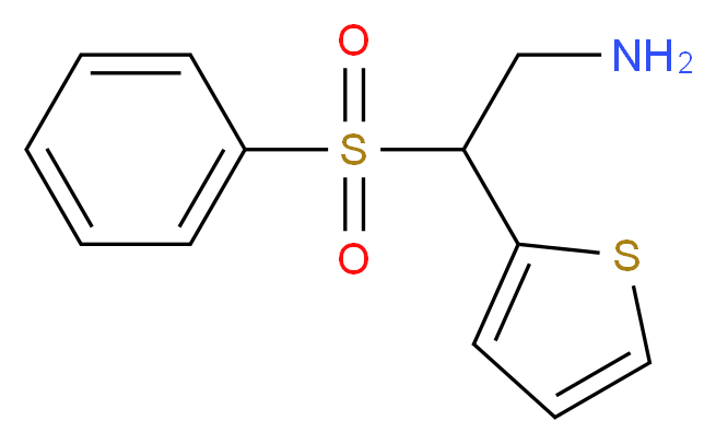 2-(Phenylsulphonyl)-2-(2-thienyl)ethylamine_Molecular_structure_CAS_)