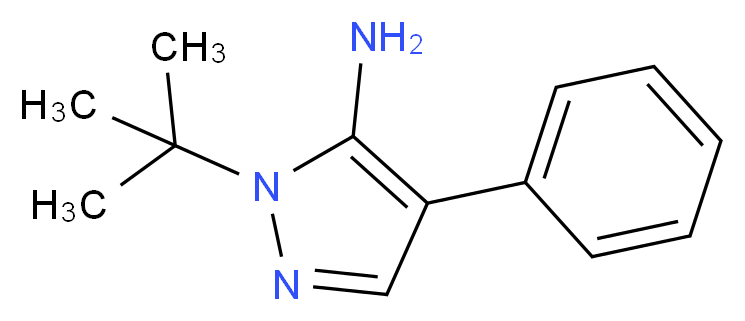 1-tert-butyl-4-phenyl-1H-pyrazol-5-amine_Molecular_structure_CAS_664966-72-7)