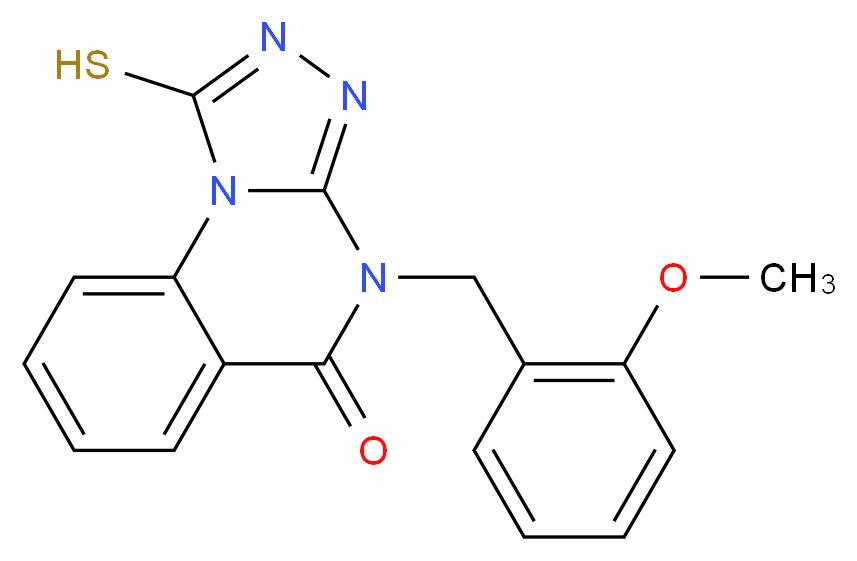 1-Mercapto-4-(2-methoxy-benzyl)-4H-[1,2,4]triazolo[4,3-a]quinazolin-5-one_Molecular_structure_CAS_)