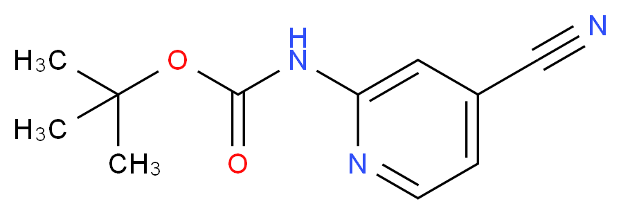 2-(BOC-AMINO)-4-CYANOPYRIDINE_Molecular_structure_CAS_737000-78-1)