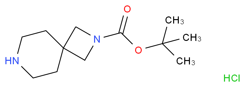 tert-Butyl 2,7-diazaspiro[3.5]nonane-2-carboxylate hydrochloride_Molecular_structure_CAS_929302-18-1)