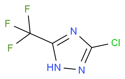 3-Chloro-5-(trifluoromethyl)-1H-1,2,4-triazole_Molecular_structure_CAS_1199215-88-7)