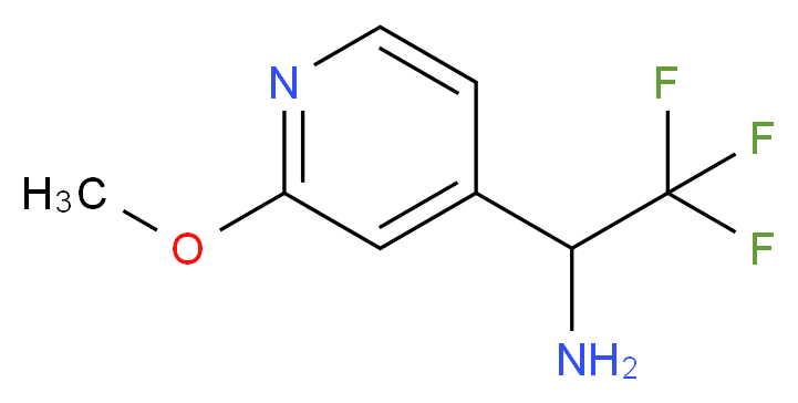2,2,2-trifluoro-1-(2-methoxypyridin-4-yl)ethanamine_Molecular_structure_CAS_1060807-24-0)