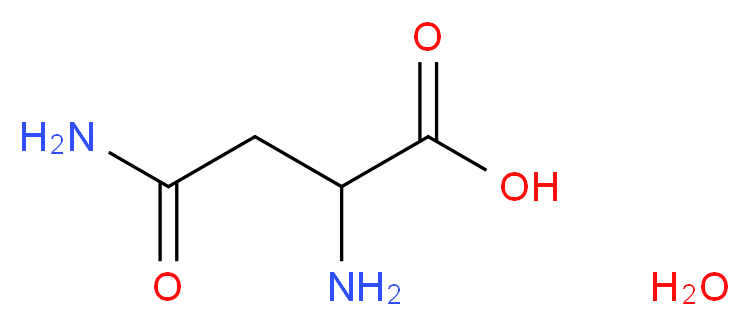 DL-Asparagine monohydrate_Molecular_structure_CAS_3130-87-8)
