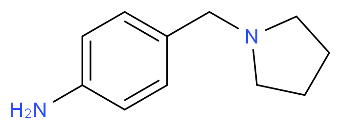 4-(pyrrolidin-1-ylmethyl)aniline_Molecular_structure_CAS_)