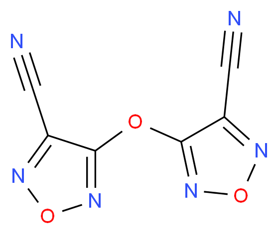 4,4'-Oxybis(1,2,5-oxadiazole-3-carbonitrile)_Molecular_structure_CAS_)