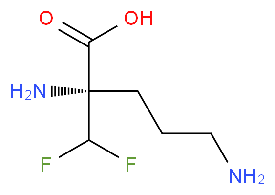 Alpha-Difluoromethylornithine_Molecular_structure_CAS_)
