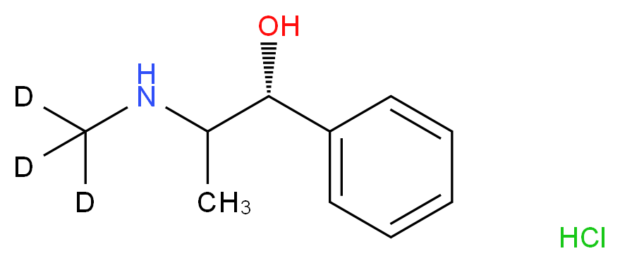(1R,2R)-(-)-Pseudoephedrine-N-methyl-d3 hydrochloride_Molecular_structure_CAS_285979-74-0)