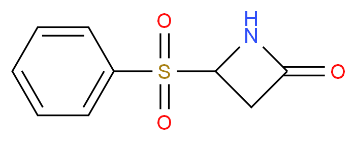 4-(Phenylsulfonyl)-2-azetidinone_Molecular_structure_CAS_31899-01-1)