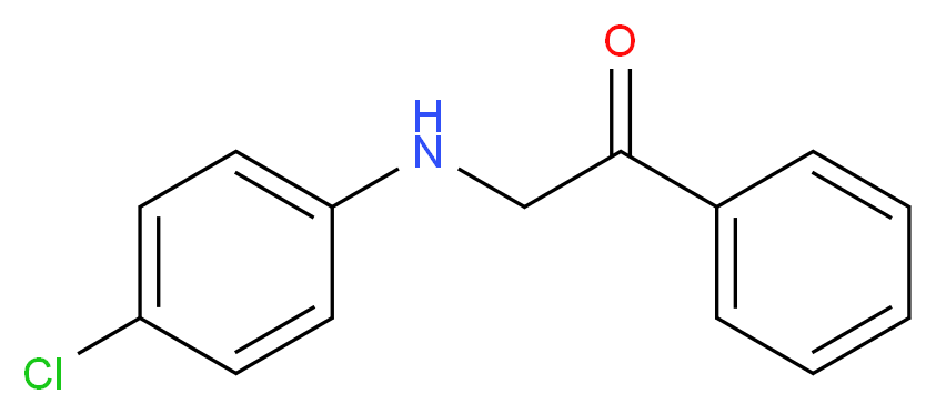 2-(4-Chloroanilino)-1-phenyl-1-ethanone_Molecular_structure_CAS_53181-22-9)