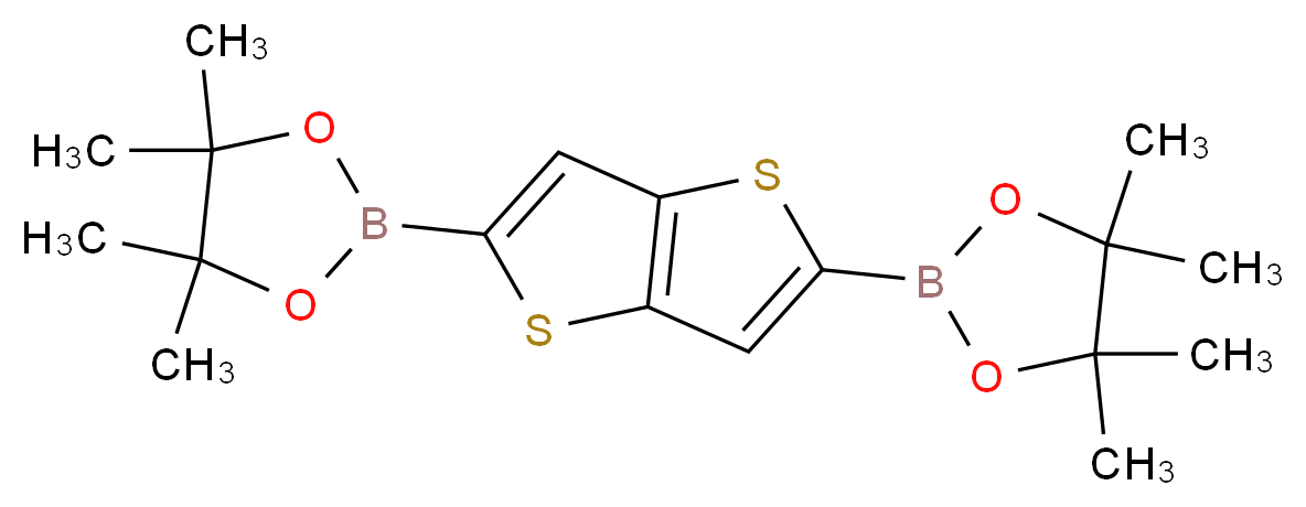 2,5-Bis(4,4,5,5-tetramethyl-1,3,2-dioxaborolan-2-yl)thieno[3,2-b]thiophene_Molecular_structure_CAS_924894-85-9)