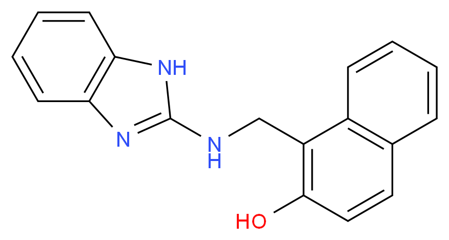 1-[(1H-benzimidazol-2-ylamino)methyl]-2-naphthol_Molecular_structure_CAS_330836-35-6)